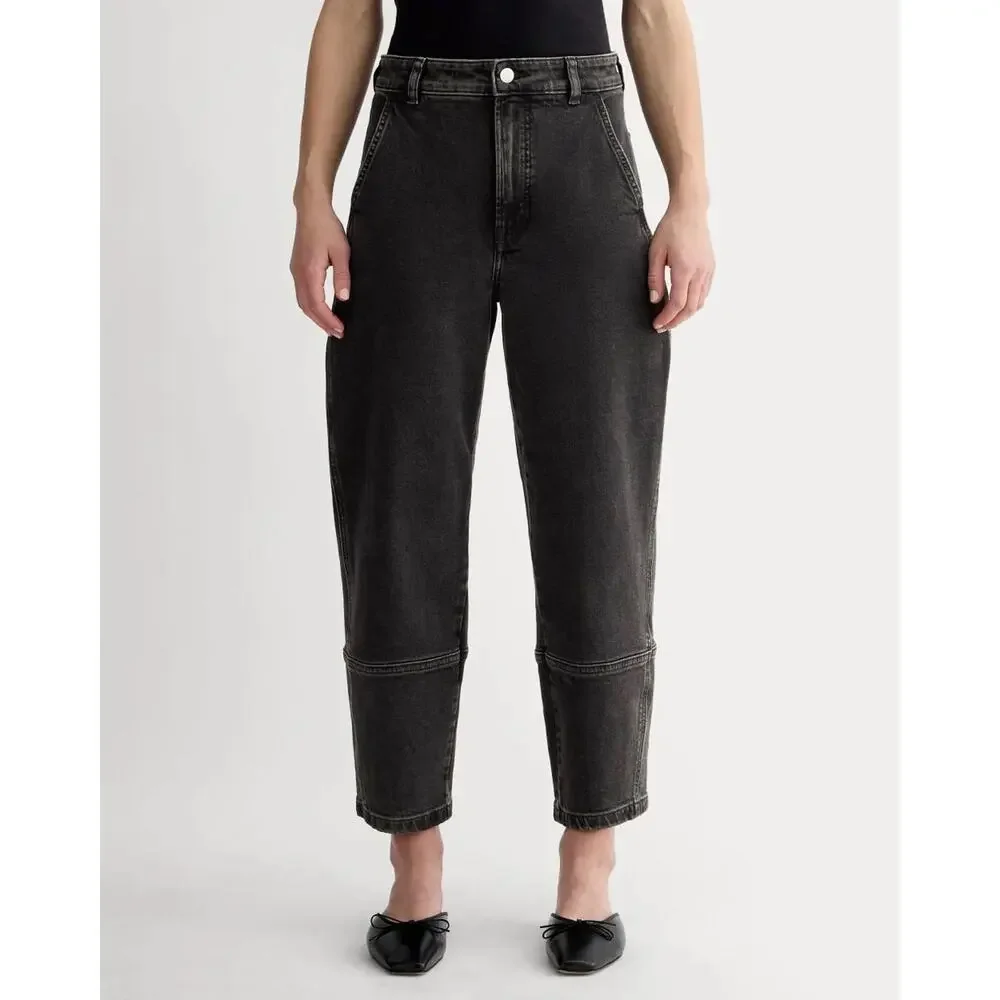 Everlane The Utility Barrel Jean Washed Black sz 2R